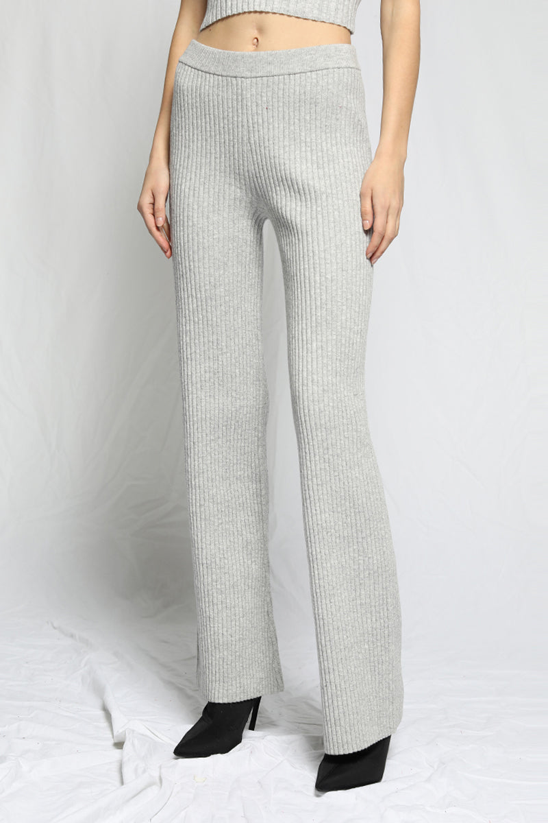 South Beach Sheer Knitted Flared Trousers - ShopStyle