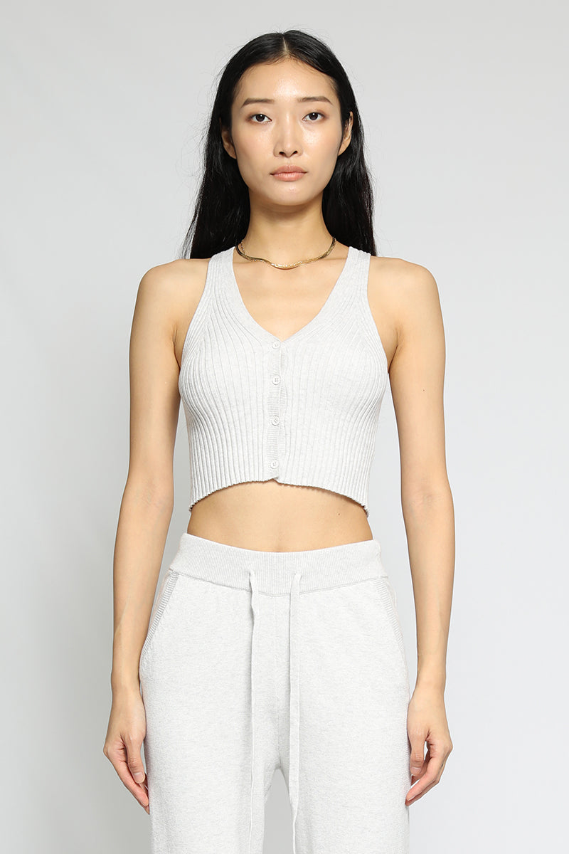 Topshop clean tank in white